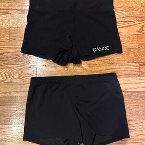 Ada Black Stretchy Dance Shorts